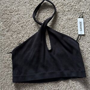 Garage Seamless Crossover Halter Top
